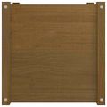vidaXL Záhradné kvetináče 2 ks medovohnedé 50x50x50cm borovicový masív