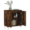 vidaXL Komoda dymový dub 60x35x70 cm spracované drevo