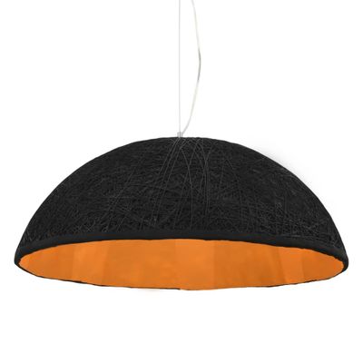vidaXL Závesná lampa čierna a zlatá Ø70 cm E27