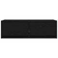 vidaXL TV stolíky 2 ks dub čierne 80x31x25,5 cm kompozitné drevo