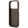 Guess puzdro na iPhone 17 Pro HC MAGSAFE PU S 4G PU PRUH hnedé