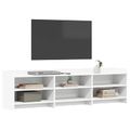 vidaXL TV skrinka 168 x 33 x 47 cm Biela Kompozitné drevo