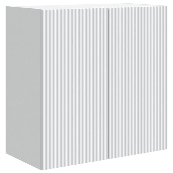 vidaXL Nástenná skrinka Biela 59 x 31 x 60 cm Kompozitné drevo