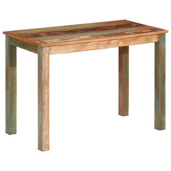 vidaXL Jedálenský stôl 110x55x76 cm masívne recyklované drevo