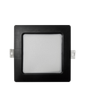 Q-58M LED panel 6W 660lm 4000K čierny - štvorcový pripevnený Qtec