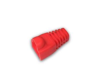 DATACOM Návelek na plug RJ45 s bublinkou červený (10ks)
