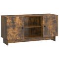 vidaXL TV skrinka 102 x 34,5 x 50 cm Dymový dub Kompozitné drevo