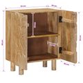 vidaXL Servírovacia skriňa 53 x 30 x 65 cm