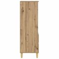 vidaXL Highboard Dub artisan 40 x 36 x 110 cm Kompozitné drevo