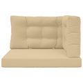 vidaXL Vankúš na vonkajšiu pohovku Polyester Béžová 80 x 80 cm