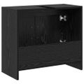 vidaXL Kúpeľňová skriňa Čierny dub 63 x 29 x 55 cm Kompozitné drevo