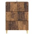 vidaXL Zásuvkový kabinet Staré drevo 66 x 34,5 x 90 cm