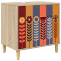 vidaXL Kúpeľňová skriňa ESSEN Sonoma 60 x 40 x 60 cm Kompozitné drevo