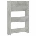 vidaXL Nástenné skrinky na topánky 2 ks, betónovo sivé 60x18x90 cm