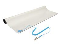 25" x 27.5" Electrical Grounding Desk Pad - Pre domácnosť alebo kanceláriu - Béžová (M3013) - Desktop anti-statická podložka - béžová