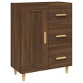 vidaXL Komoda hnedý dub 69,5x34x90 cm spracované drevo