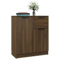 vidaXL Komody 2 ks hnedý dub 60x30x70 cm spracované drevo