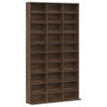 vidaXL CD skrinka hnedý dub 102x23x177,5 cm spracované drevo
