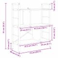 vidaXL Regál na knihy 5 úrovní 75 x 30 x 91 cm Kompozitné drevo