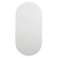 vidaXL Zrkadlo s LED svetlami 40x20 cm sklenené oválne