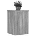vidaXL Stojany na rastliny 2 ks sivé sonoma 25x25x35 cm kompoz. drevo