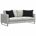 vidaXL Vankúše na pohovku 2 pcs Čierna 70 x 50 cm Kordúrová tkanina