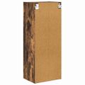 vidaXL Závesná skrinka Dymová dub 40 x 29,5 x 100 cm Kompozitné drevo