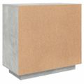 vidaXL Komoda betónová sivá 80x40x75 cm spracované drevo