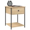 vidaXL Nočné stolíky 2 ks dub sonoma 44x45x58 cm kompozitné drevo