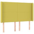 vidaXL Boxspring posteľ s matracom zelená 140x190 cm látka