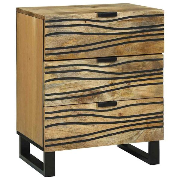 vidaXL Nočný stolík Prírodná 50 x 33 x 62 cm Kompozitné drevo