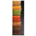 vidaXL Kuchynský koberec prateľný dizajn korenia 60x300 cm