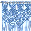vidaXL Záclona macrame modrá 140x240 cm bavlna