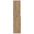 vidaXL Highboard Remeselný dub 80 x 42,5 x 185 cm Kompozitné drevo