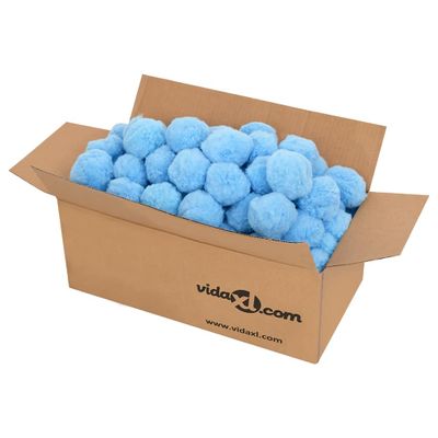 vidaXL Antibakteriálna guľôčka do bazéna modrá 700 g polyetylén