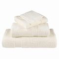 vidaXL Uterák pre hostí SOLUND 2 ks Krémová 15 x 21 cm 550 gsm