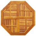 vidaXL Stolová doska 80x80x2,2 cm osemuholník masívna akácia