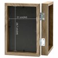 vidaXL Dvojitý fotorámik kolážový bledohnedý 2x(21x29,7 cm)