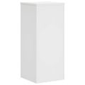vidaXL Stojany na rastliny 2 ks biele 30x30x70 cm kompozitné drevo