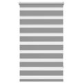 vidaXL Zebrová roleta 90,9x150 cm Šírka látky 86,7 cm sivá