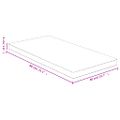 vidaXL Stolová doska 40x80x4 cm bambus