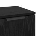 vidaXL Servírovacia skriňa Čierny dub 30 x 30 x 70 cm Kompozitné drevo