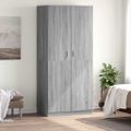 vidaXL Šatník sivý dub sonoma 90x52x200 cm spracované drevo