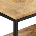 vidaXL Komoda 150x30x75 cm surové mangovníkové drevo