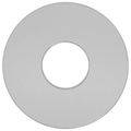 vidaXL Podložky 12 ks Strieborná 12 x 12 x 1,2 cm Železo