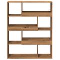 vidaXL Deliaca stena dub artisian 100x33x125,5 cm kompozitné drevo