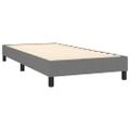 vidaXL Boxspring posteľ s matracom tmavosivá 90x200 cm látka