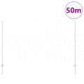 vidaXL Vonkajšie divoké oplotenie s posteľami 50 x 1,4 m Strieborná