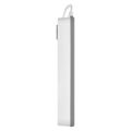 Prodlužovací kabel EMOS P1312FC / 2 m / 3 zásuvky / s vypínačem / biely / 1×USB-A + 1×USB-C / 1,5 mm2