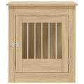vidaXL Nábytková prepravka pre psa dub sonoma 64,5x80x71cm komp. drevo